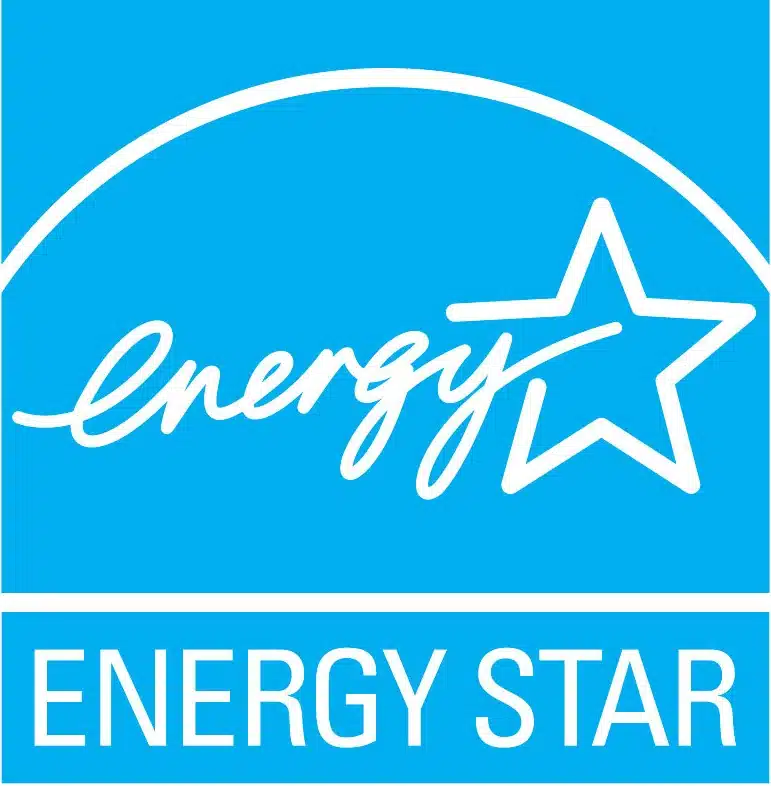 Energy Star logo with blue background and star